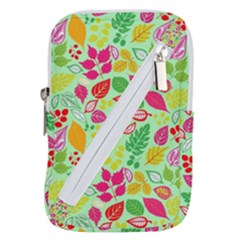 Flower Flora Floral Nature Pattern Seamless Belt Pouch Bag (Large) from ArtsNow.com