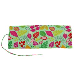 Flower Flora Floral Nature Pattern Seamless Roll Up Canvas Pencil Holder (S) from ArtsNow.com