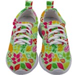 Flower Flora Floral Nature Pattern Seamless Kids Athletic Shoes