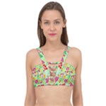 Flower Flora Floral Nature Pattern Seamless Cage Up Bikini Top