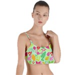 Flower Flora Floral Nature Pattern Seamless Layered Top Bikini Top 