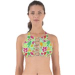 Flower Flora Floral Nature Pattern Seamless Perfectly Cut Out Bikini Top