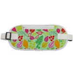 Flower Flora Floral Nature Pattern Seamless Rounded Waist Pouch