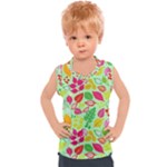 Flower Flora Floral Nature Pattern Seamless Kids  Sport Tank Top