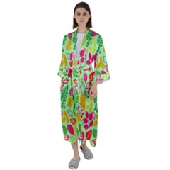 Maxi Satin Kimono 