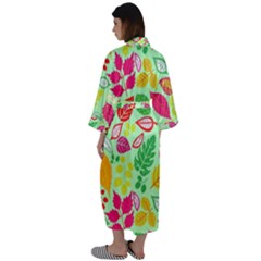 Maxi Satin Kimono 