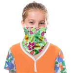 Flower Flora Floral Nature Pattern Seamless Face Covering Bandana (Kids)