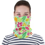 Flower Flora Floral Nature Pattern Seamless Face Seamless Bandana (Adult)