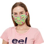 Flower Flora Floral Nature Pattern Seamless Crease Cloth Face Mask (Adult)