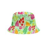 Flower Flora Floral Nature Pattern Seamless Inside Out Bucket Hat (Kids)