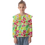 Flower Flora Floral Nature Pattern Seamless Kids  Peter Pan Collar Blouse