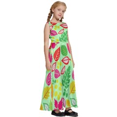 Kids  Satin Sleeveless Maxi Dress 