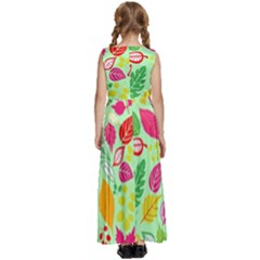 Kids  Satin Sleeveless Maxi Dress 