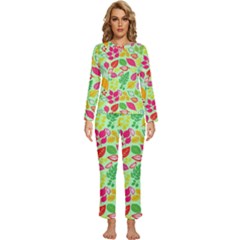 Womens  Long Sleeve Lightweight Pajamas Set 