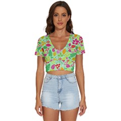 V-Neck Crop Top 