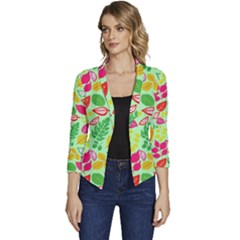 Women s Casual 3/4 Sleeve Spring Jacket 