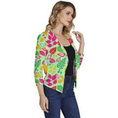 Women s Casual 3/4 Sleeve Spring Jacket 