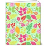 Flower Flora Floral Nature Pattern Seamless 8  x 10  Hardcover Notebook