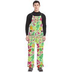 Flower Flora Floral Nature Pattern Seamless Men s Side Zip Front Pouch Ski And Snowboard Bib Pants	 from ArtsNow.com