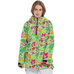 Flower Flora Floral Nature Pattern Seamless Women s Pullover Zip Ski and Snowboard Waterproof Breathable Jacket