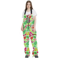 Women s Front Zip Ski And Snowboard Bib Pants 