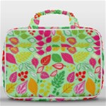 Flower Flora Floral Nature Pattern Seamless Travel Toiletry Bag With Hanging Hook