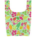 Flower Flora Floral Nature Pattern Seamless Foldable Shopping Bag