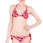 Hearts Valentine Pattern Seamless Classic Bikini Set