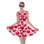 Hearts Valentine Pattern Seamless Skater Dress