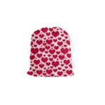 Hearts Valentine Pattern Seamless Drawstring Pouch (Small)