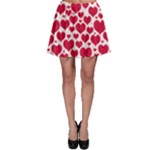 Hearts Valentine Pattern Seamless Skater Skirt