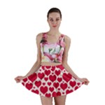 Hearts Valentine Pattern Seamless Mini Skirt