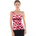 Hearts Valentine Pattern Seamless Women s Basic Tank Top