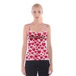 Hearts Valentine Pattern Seamless Spaghetti Strap Top