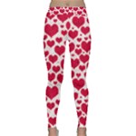 Hearts Valentine Pattern Seamless Classic Yoga Leggings