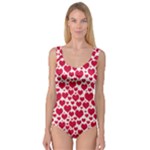 Hearts Valentine Pattern Seamless Princess Tank Leotard 