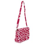 Hearts Valentine Pattern Seamless Shoulder Bag with Back Zipper