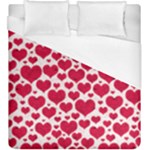 Hearts Valentine Pattern Seamless Duvet Cover (King Size)