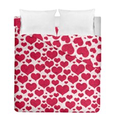 Hearts Valentine Pattern Seamless Duvet Cover Double Side (Full/ Double Size) from ArtsNow.com