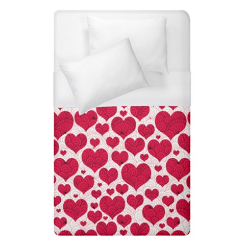 Hearts Valentine Pattern Seamless Duvet Cover (Single Size) from ArtsNow.com