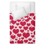 Hearts Valentine Pattern Seamless Duvet Cover Double Side (Single Size)