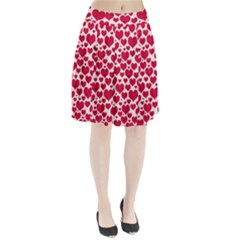 Hearts Valentine Pattern Seamless Pleated Skirt from ArtsNow.com