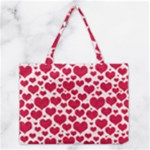 Hearts Valentine Pattern Seamless Medium Tote Bag