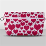 Hearts Valentine Pattern Seamless Handbag Organizer