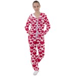 Hearts Valentine Pattern Seamless Women s Tracksuit