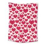 Hearts Valentine Pattern Seamless Medium Tapestry