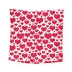 Hearts Valentine Pattern Seamless Square Tapestry (Small)