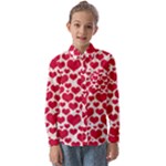 Hearts Valentine Pattern Seamless Kids  Long Sleeve Shirt