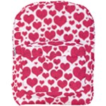 Hearts Valentine Pattern Seamless Full Print Backpack