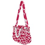 Hearts Valentine Pattern Seamless Rope Handles Shoulder Strap Bag